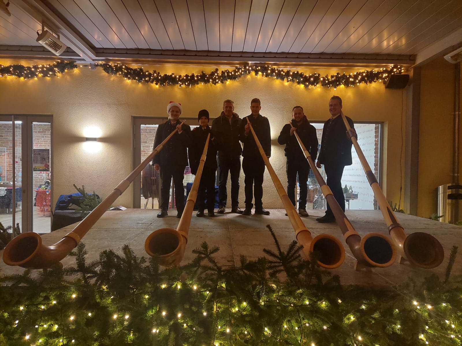 Adventliche Auftritte der Horn- und Alphornensembles